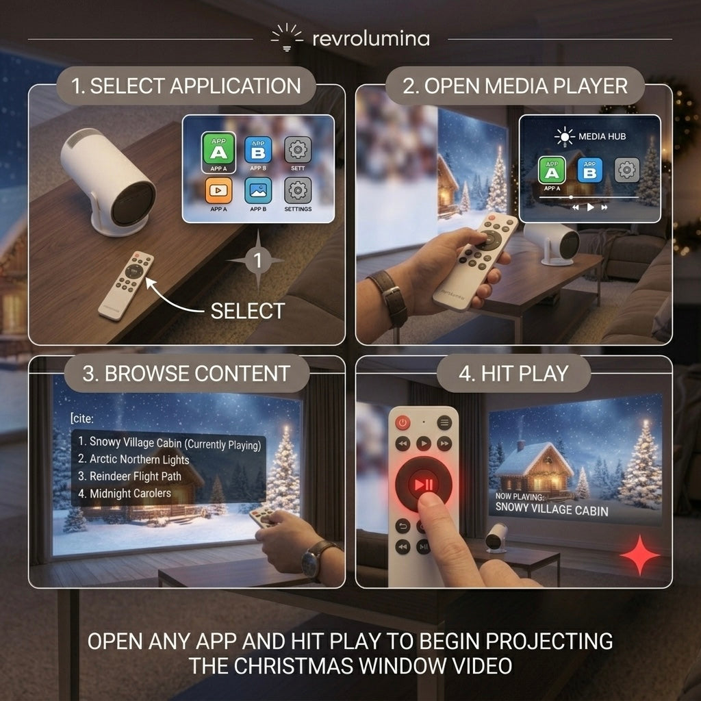 Open any app and hit play