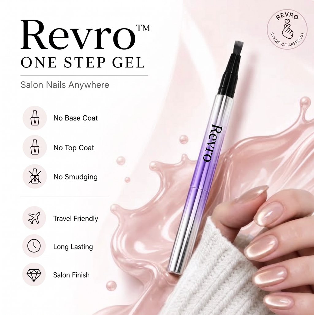 REVRO™ 3-in-1 Gel Nail Pen & Portable UV Curing Kit