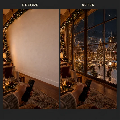Revro Lumina NoelBeam l christmas window projector