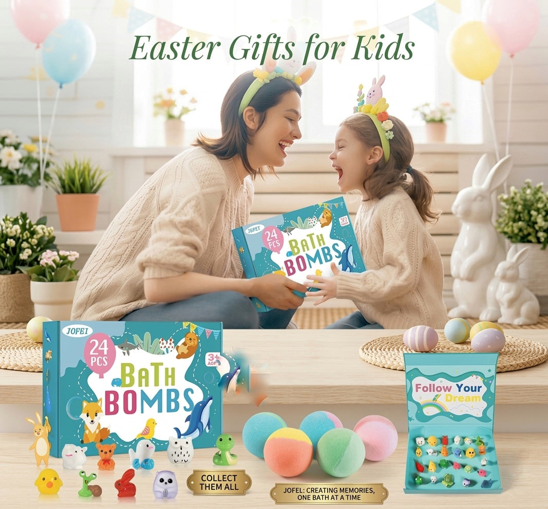 Bath Bombs for Kids with Surprise Inside