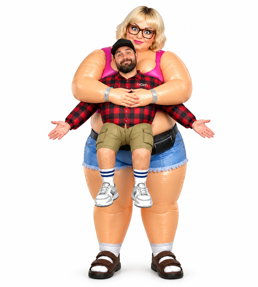 Wife Grab Inflatable Costume